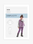 Simplicity Child's Pullover Top and Leggings Sewing Pattern, S9198, A