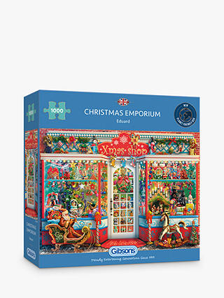 Gibsons Christmas Emporium Jigsaw Puzzle, 1000 Pieces
