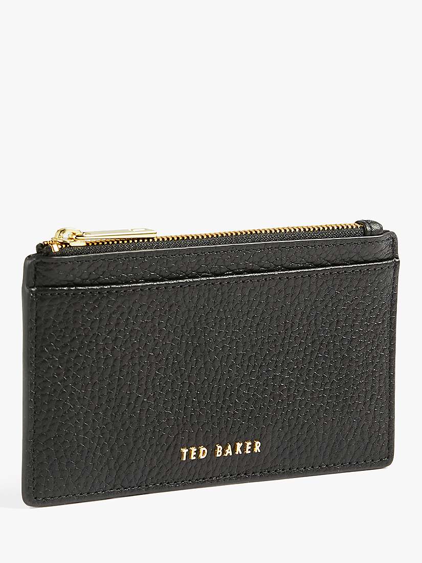 Buy Ted Baker Briell Leather Zip Card Holder Online at johnlewis.com