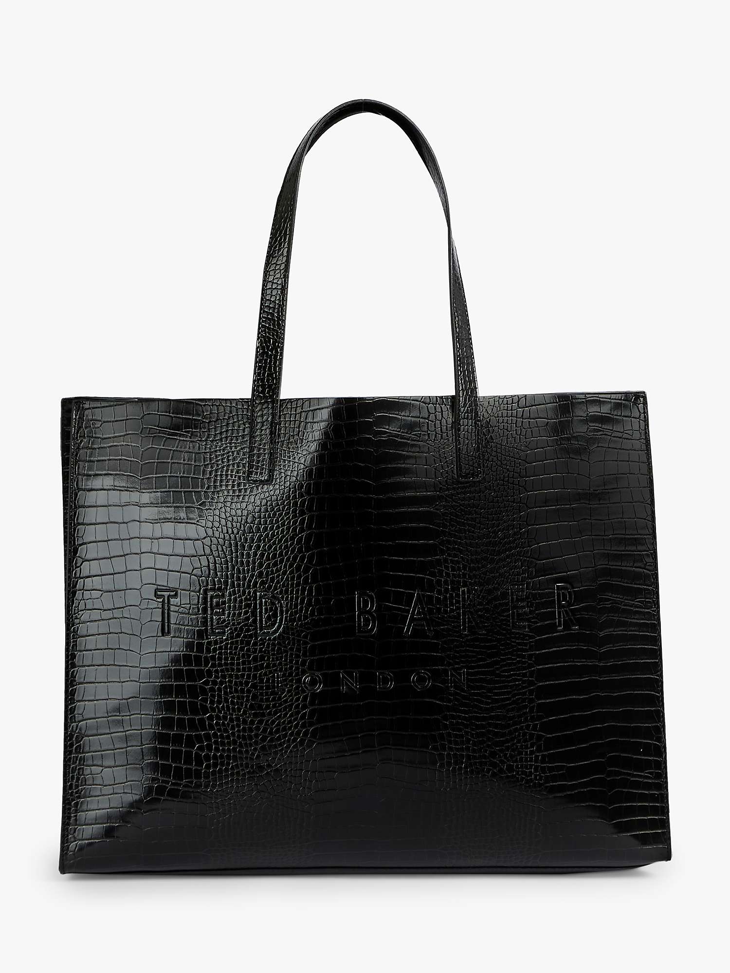 Buy Ted Baker Allicon Croc Large Icon Shopper Bag Online at johnlewis.com