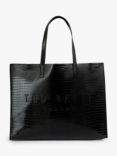 Ted Baker Allicon Croc Effect Large Icon Shopper