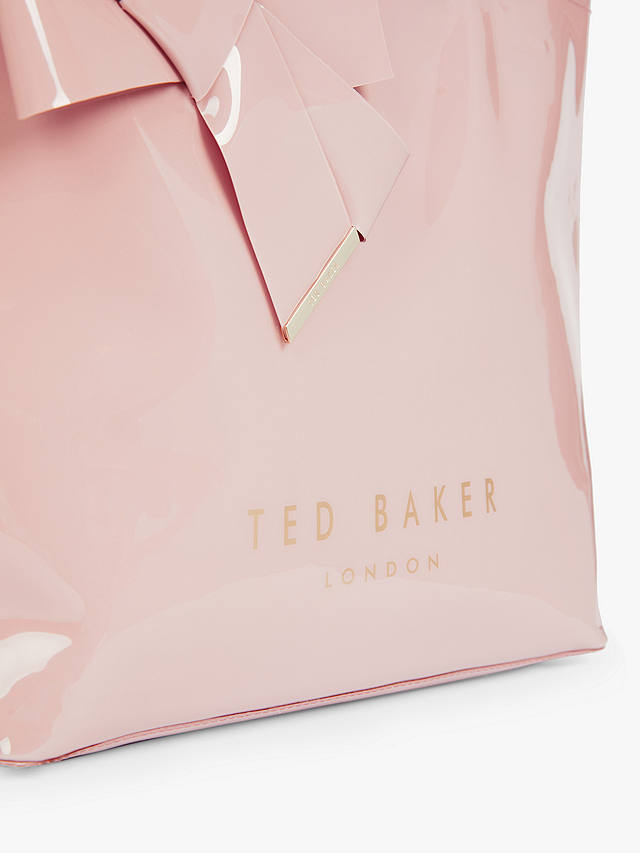 Ted Baker Nicon Knot Bow Large Icon Shopper Bag, Light Pink at John ...