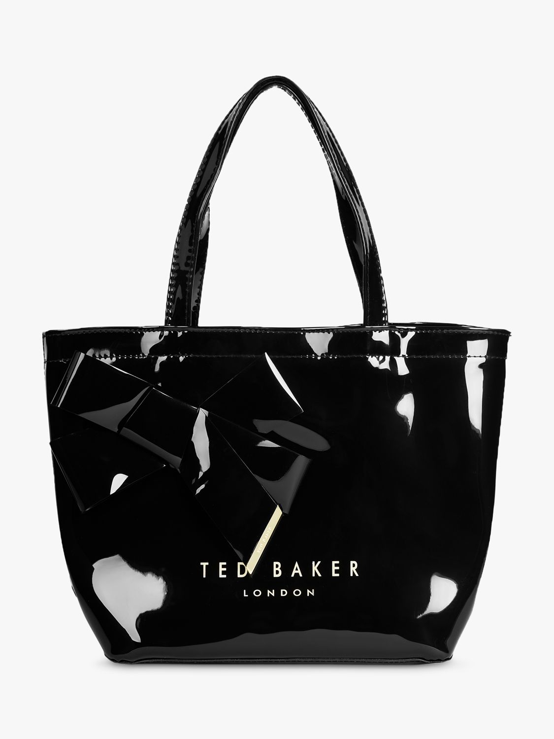 projector two vice versa Ted Baker Nikicon Knot Bow Small Icon Shopper Bag, Black at John Lewis &  Partners