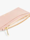 Ted Baker Briell Leather Zip Card Holder, Light Pink