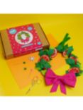 The Make Arcade Felt Holly Wreath Sewing Kit