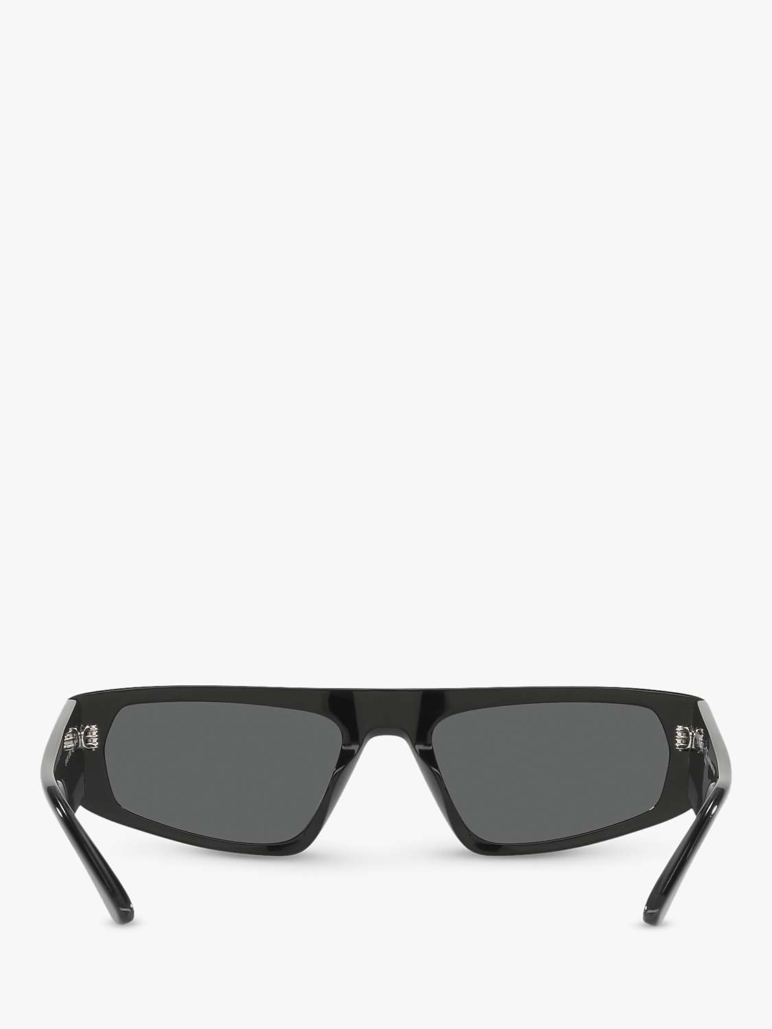 Buy Emporio Armani EA4168 Men's Pillow Sunglasses, Black/Grey Online at johnlewis.com