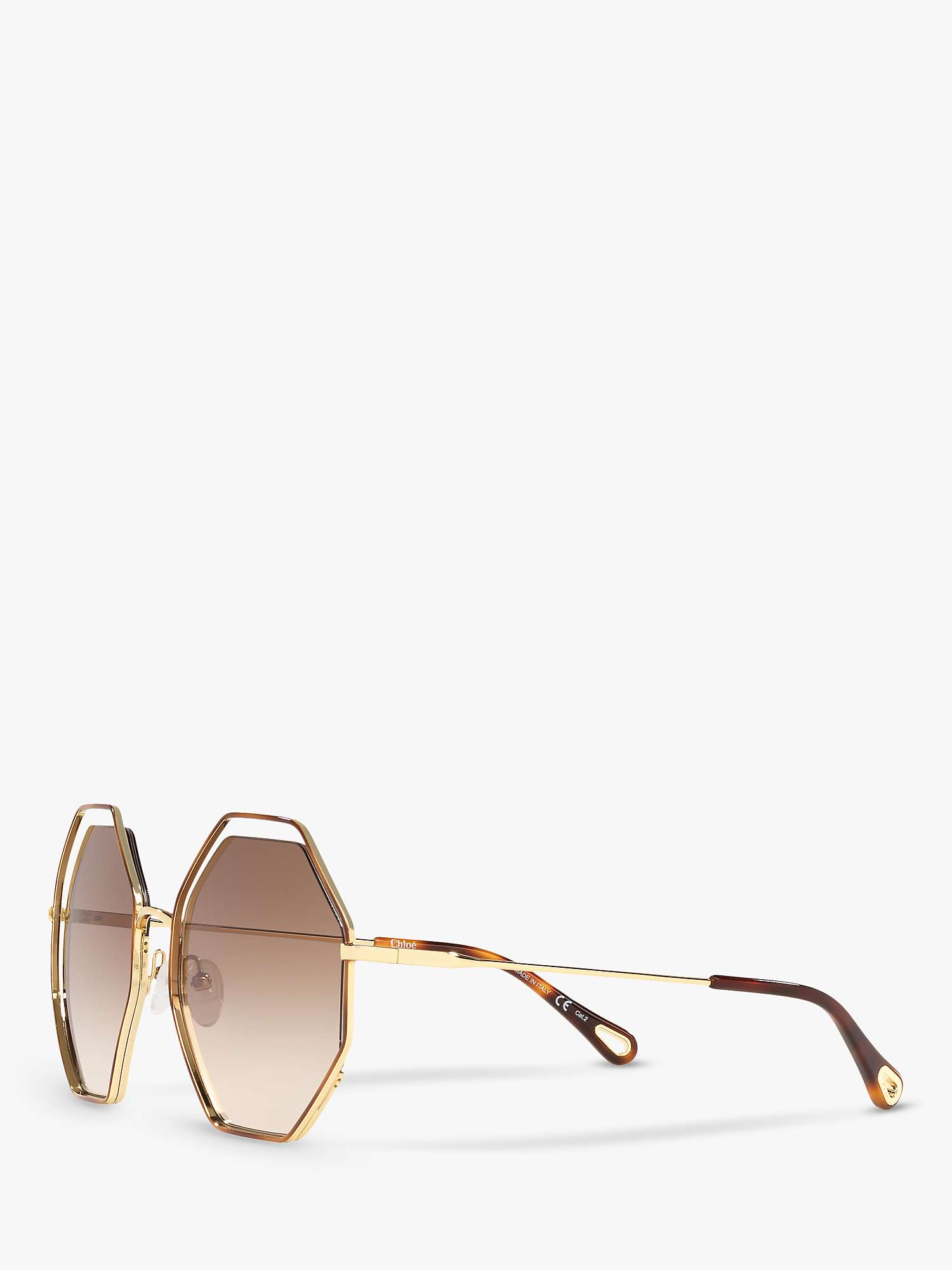 Buy Chloé CH0046S Women's Octagonal Sunglasses Online at johnlewis.com