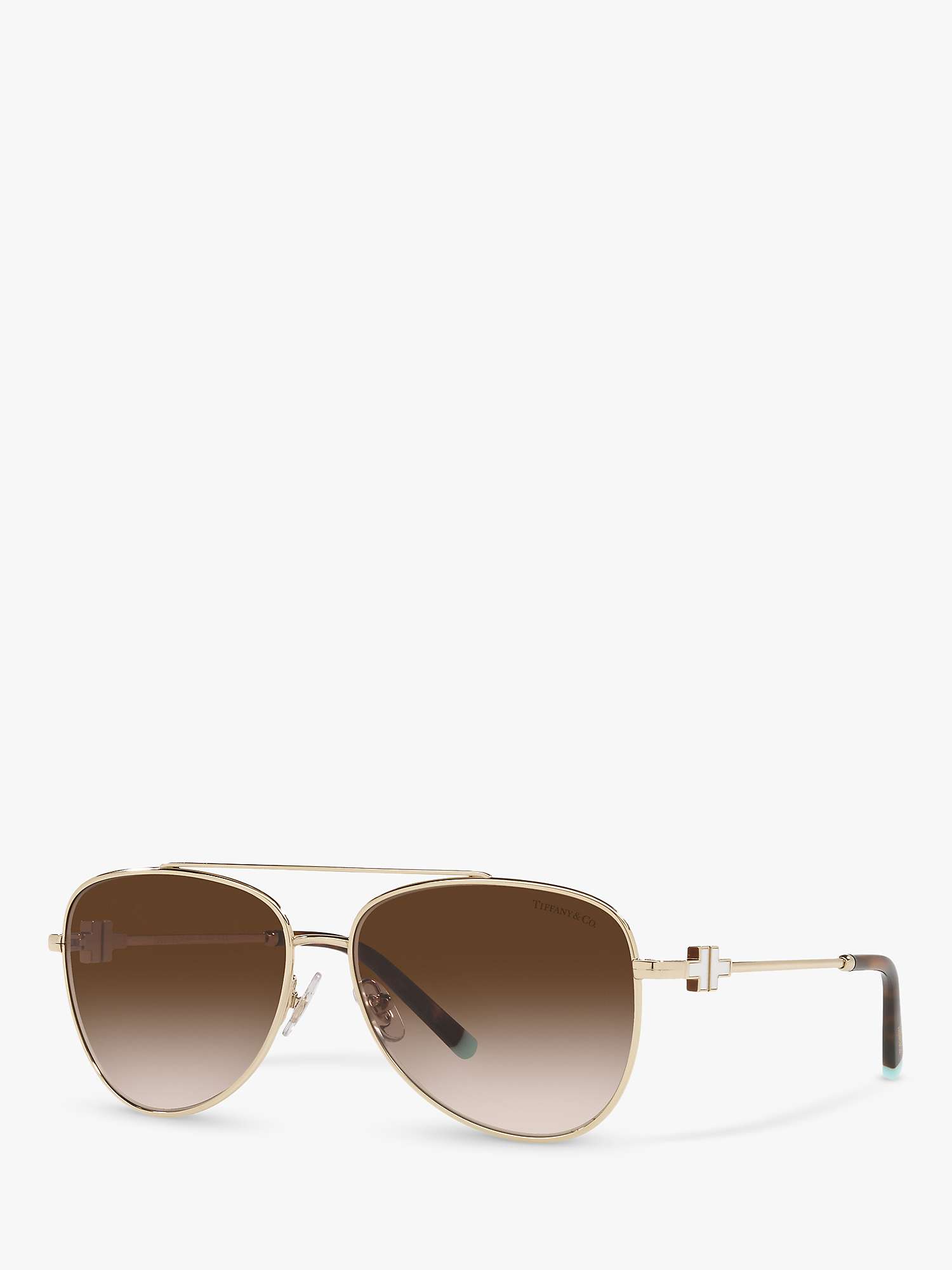 Buy Tiffany & Co TF3080 Women's Aviator Sunglasses Online at johnlewis.com