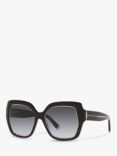 Tiffany & Co TF4183 Women's Square Sunglasses, Black/Grey Gradient
