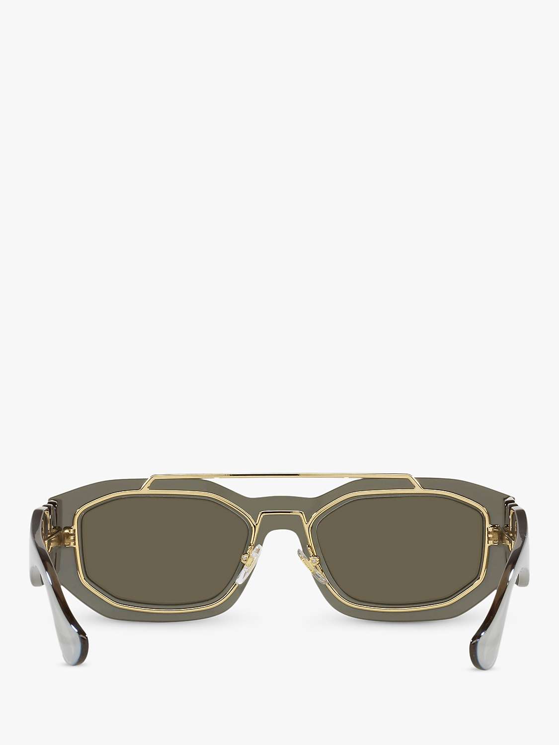 Buy Versace VE2235 Men's Irregular Sunglasses Online at johnlewis.com