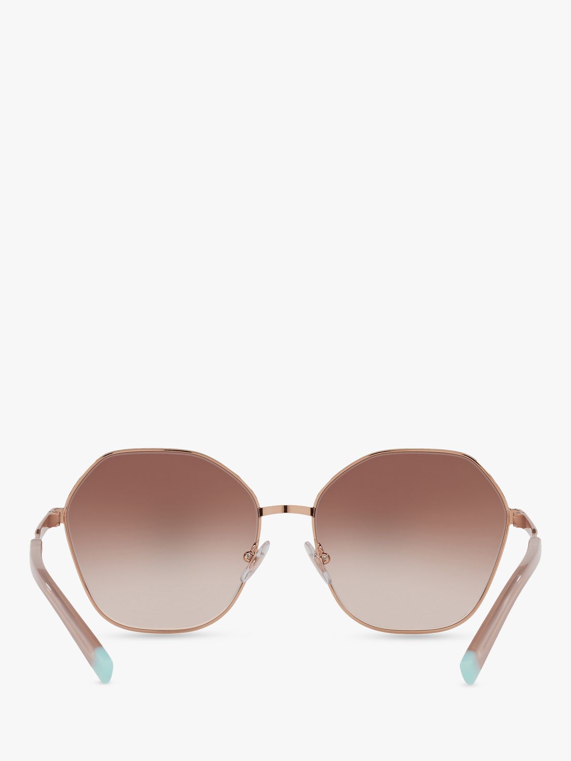Tiffany & Co TF3081 Women's Irregular Sunglasses, Gold/Pink Gradient