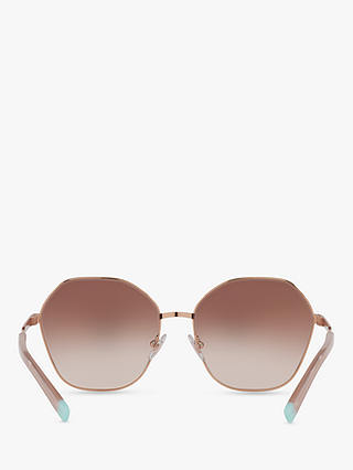 Tiffany & Co TF3081 Women's Irregular Sunglasses, Gold/Pink Gradient