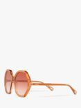 Chloé CH0008S Women's Irregular Sunglasses