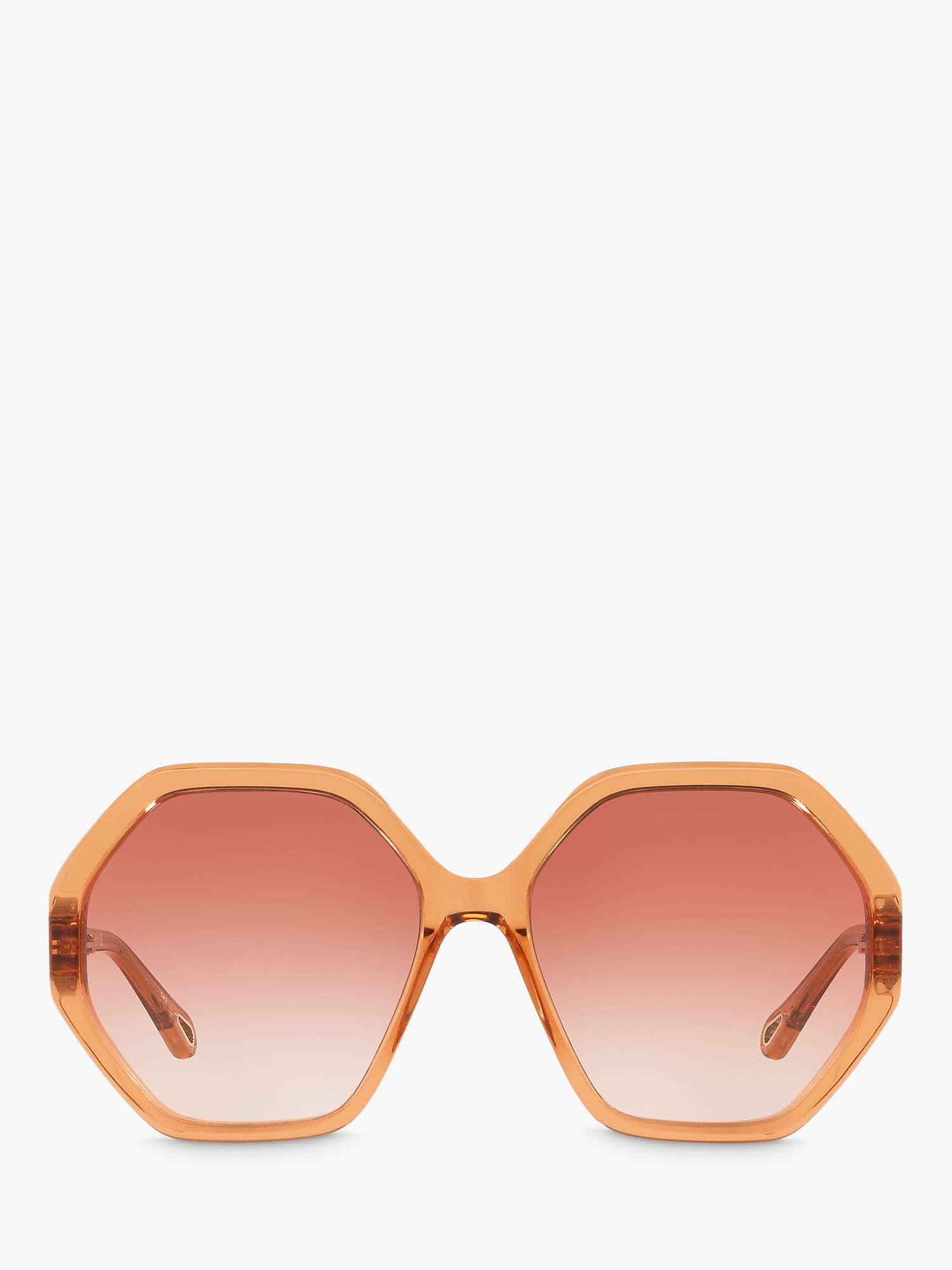 Buy Chloé CH0008S Women's Irregular Sunglasses Online at johnlewis.com