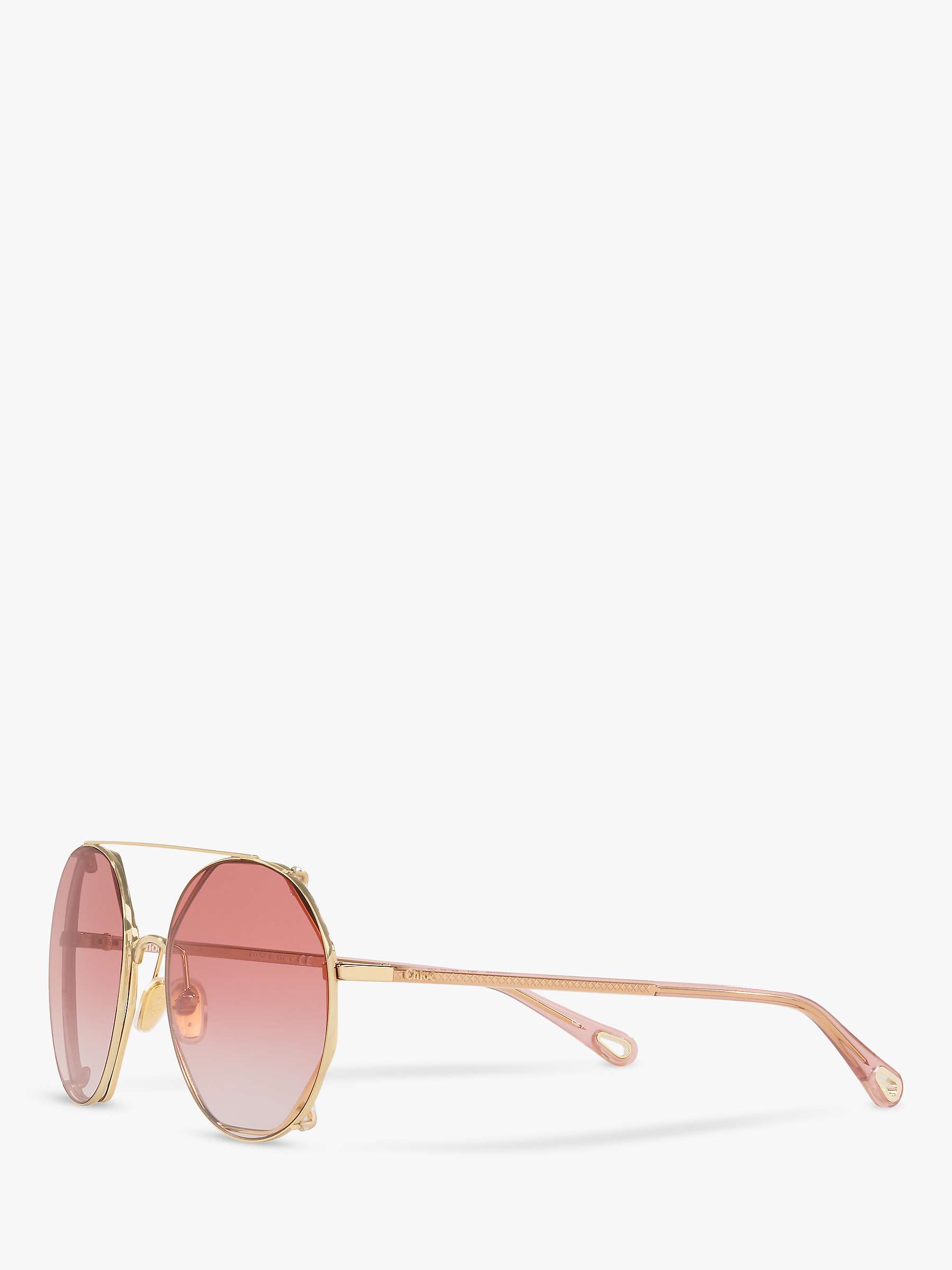 Buy Chloé CH0041S Women's Round Sunglasses Online at johnlewis.com