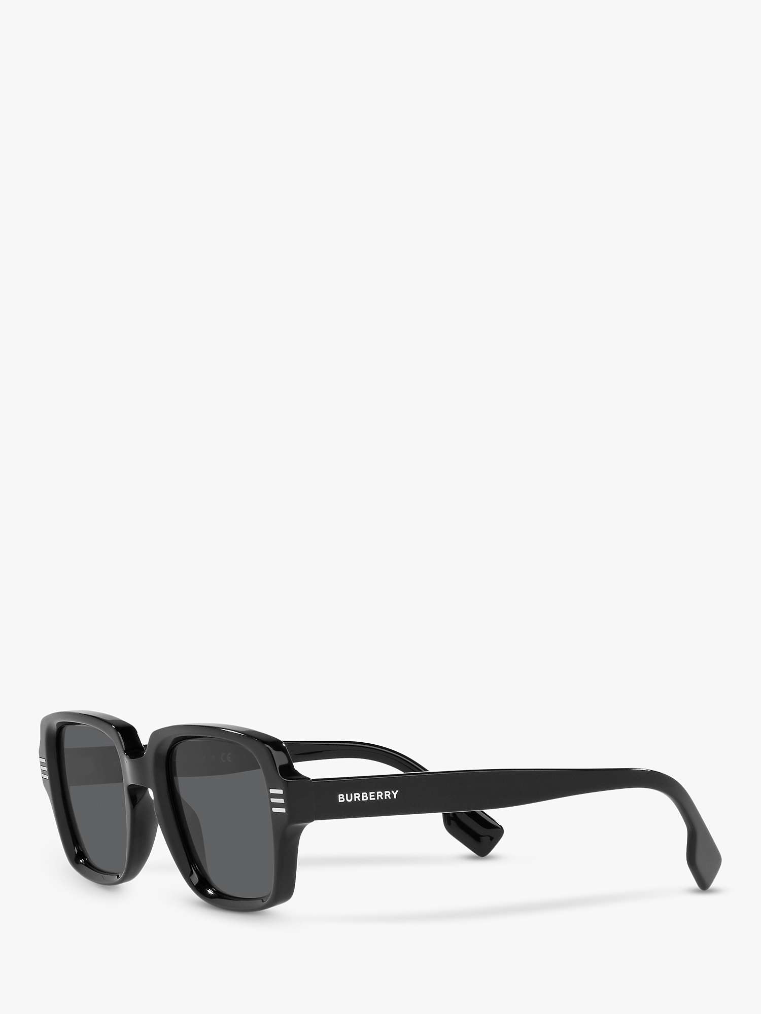 Buy Burberry BE4349 Men's Rectangular Sunglasses Online at johnlewis.com