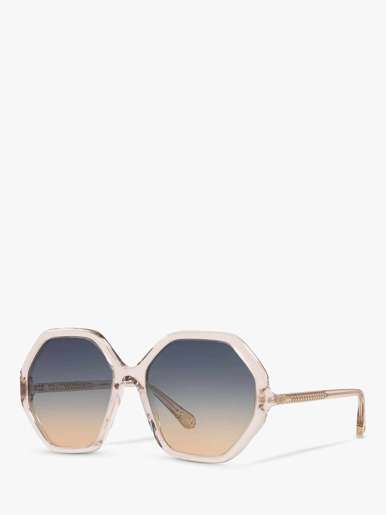 Buy Chloé CH0008S Women's Irregular Sunglasses Online at johnlewis.com