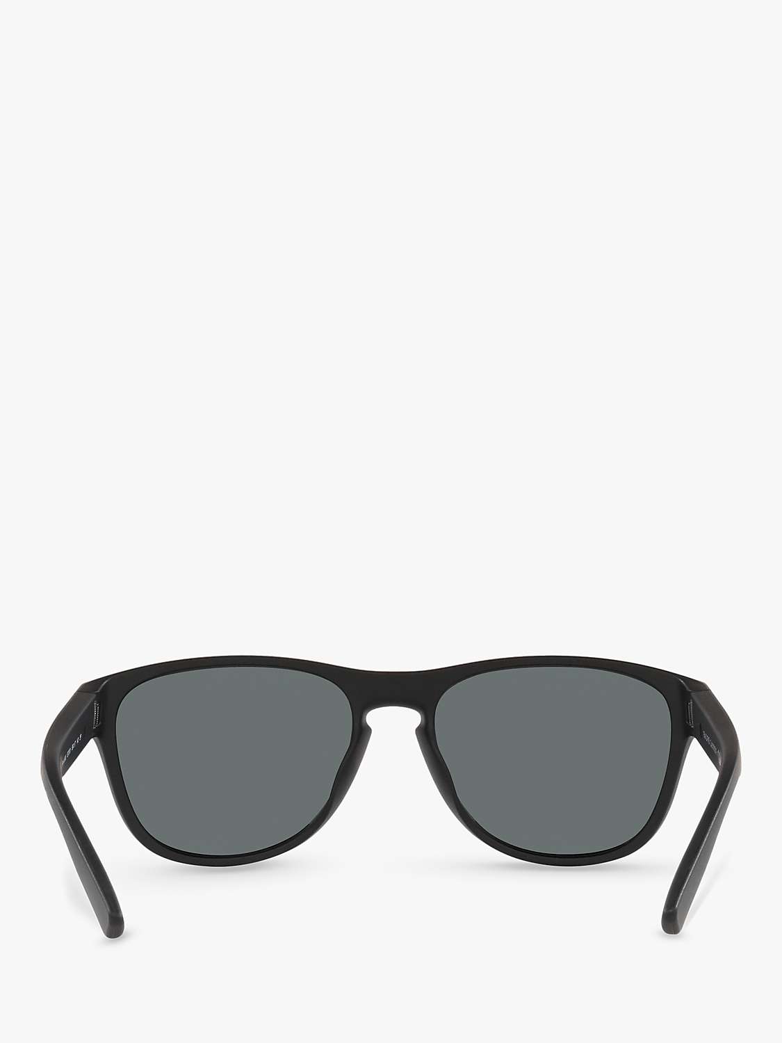 Buy Polo Ralph Lauren PH4180U Unisex Polarised Pillow Sunglasses, Matte Black/Grey Online at johnlewis.com