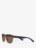 Polo Ralph Lauren PH4180U Unisex Pillow Sunglasses, Havana/Brown