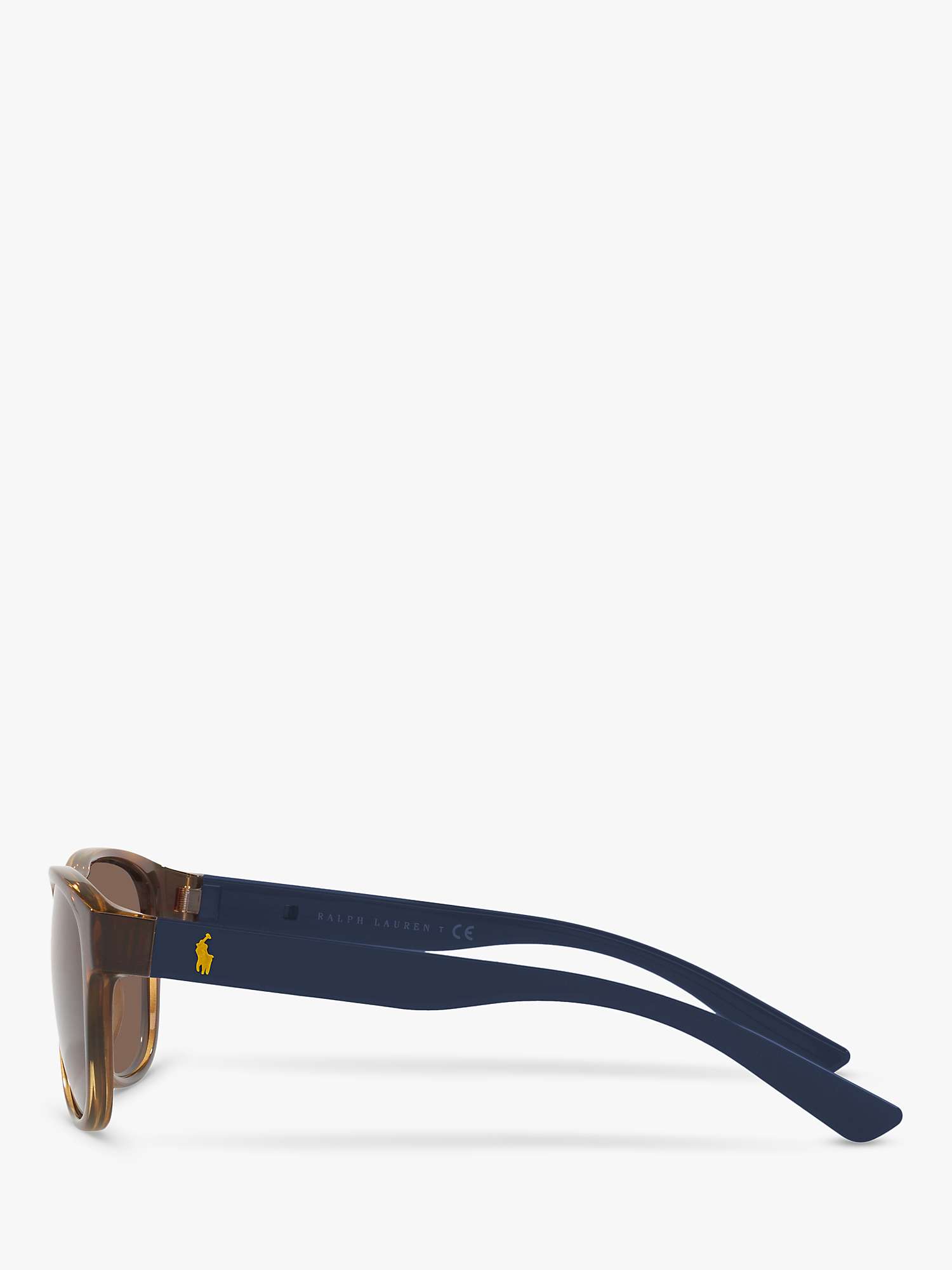 Buy Polo Ralph Lauren PH4180U Unisex Pillow Sunglasses, Havana/Brown Online at johnlewis.com