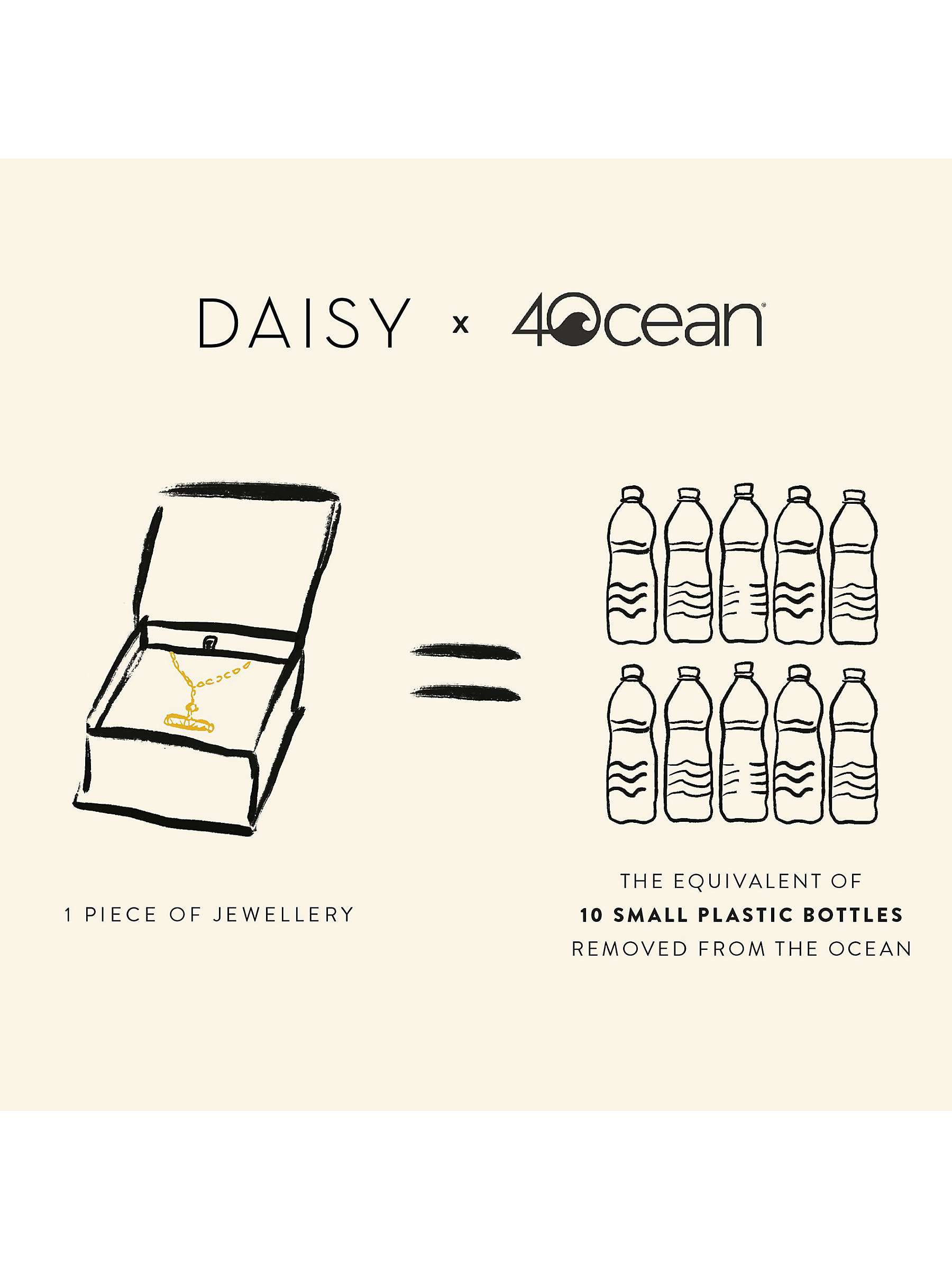 Buy Daisy London Daisy Charm Huggie Hoop Earrings, Gold Online at johnlewis.com