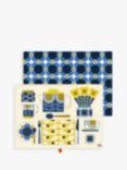 Orla Kiely Vase Flower Print Tea Towels, Pack of 2, Blue/Multi