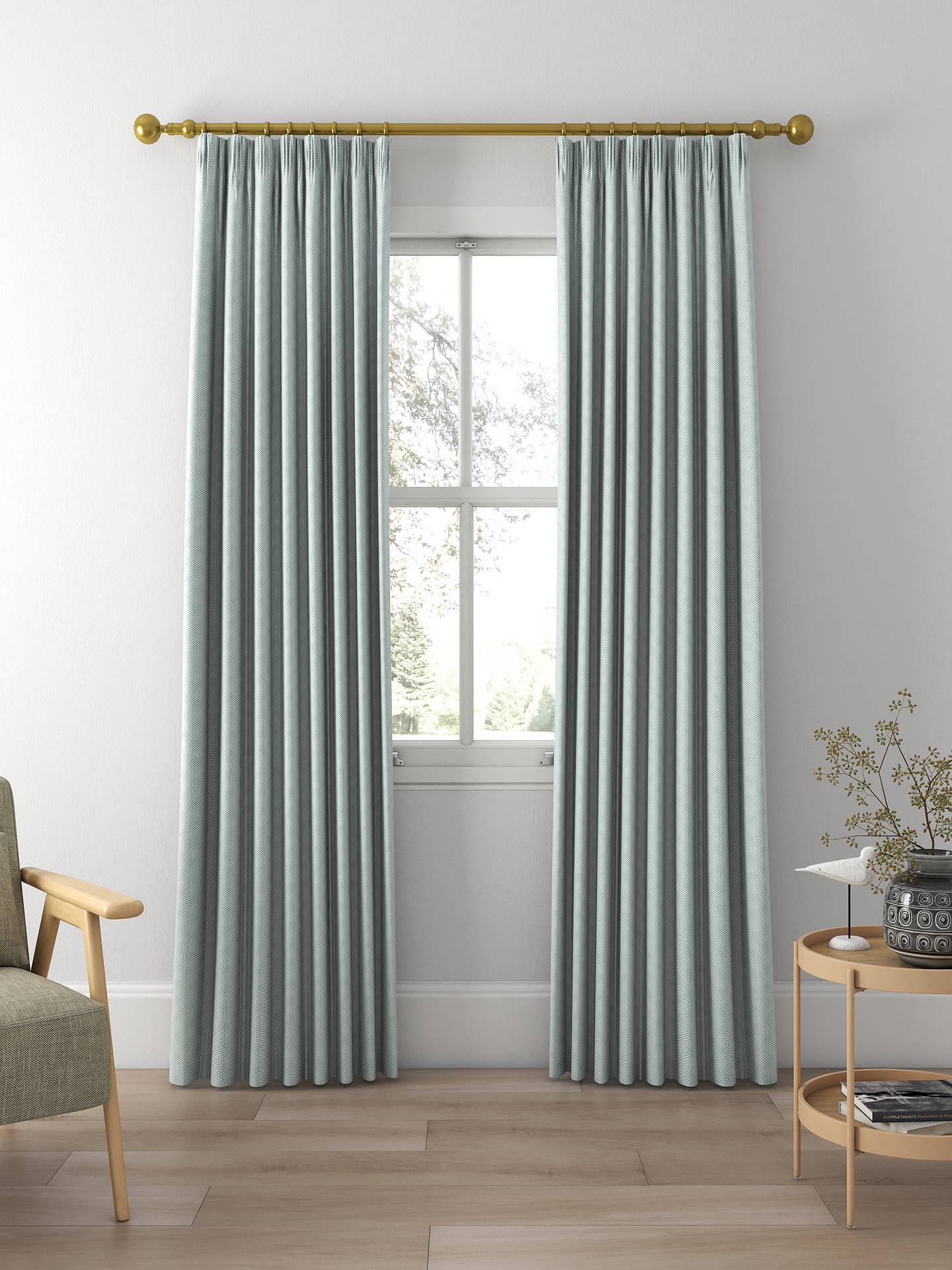 Prestigious Textiles Limitless Made to Measure Curtains, Sky