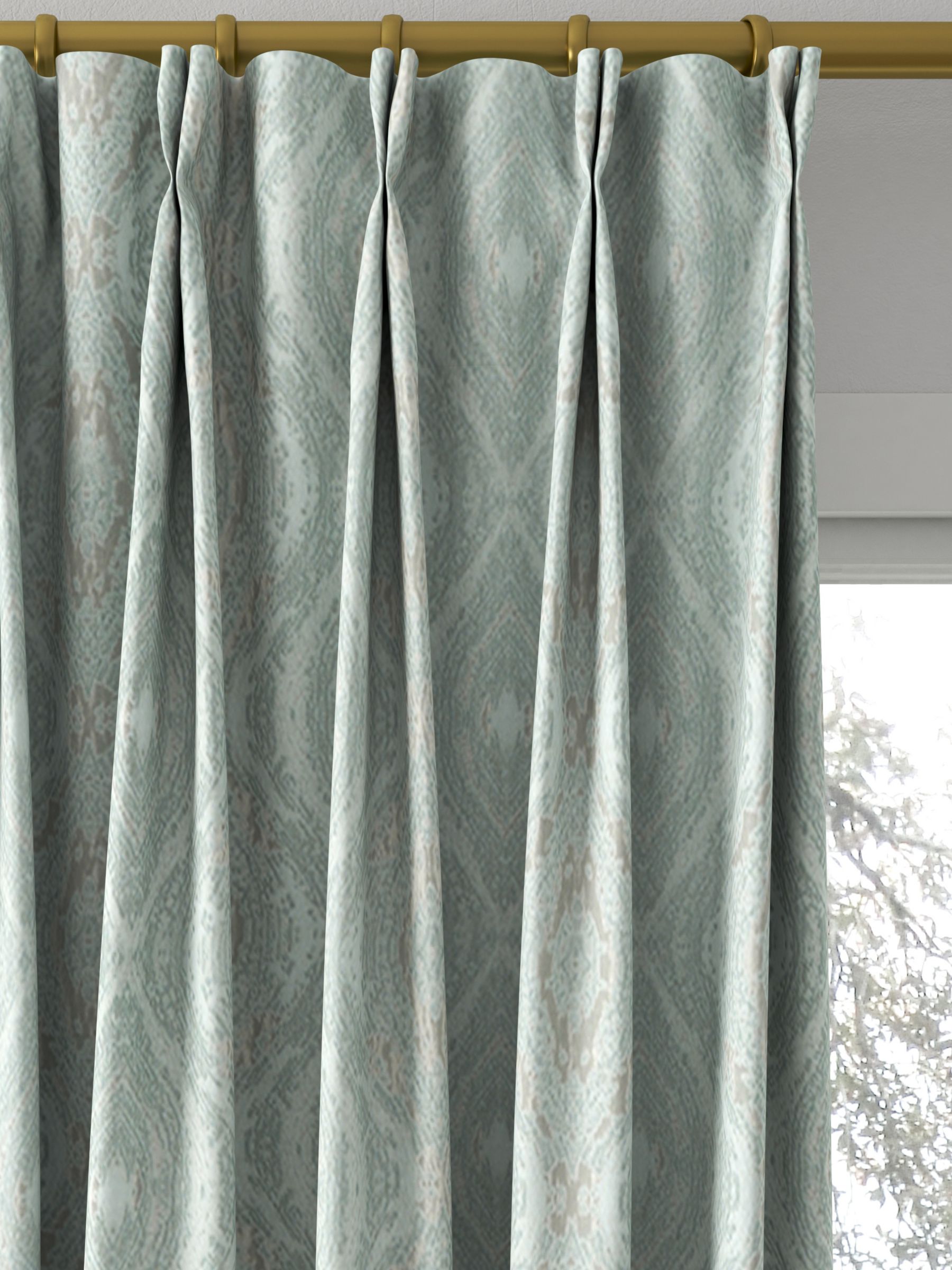 Prestigious Textiles Adonis Made to Measure Curtains, Glacier