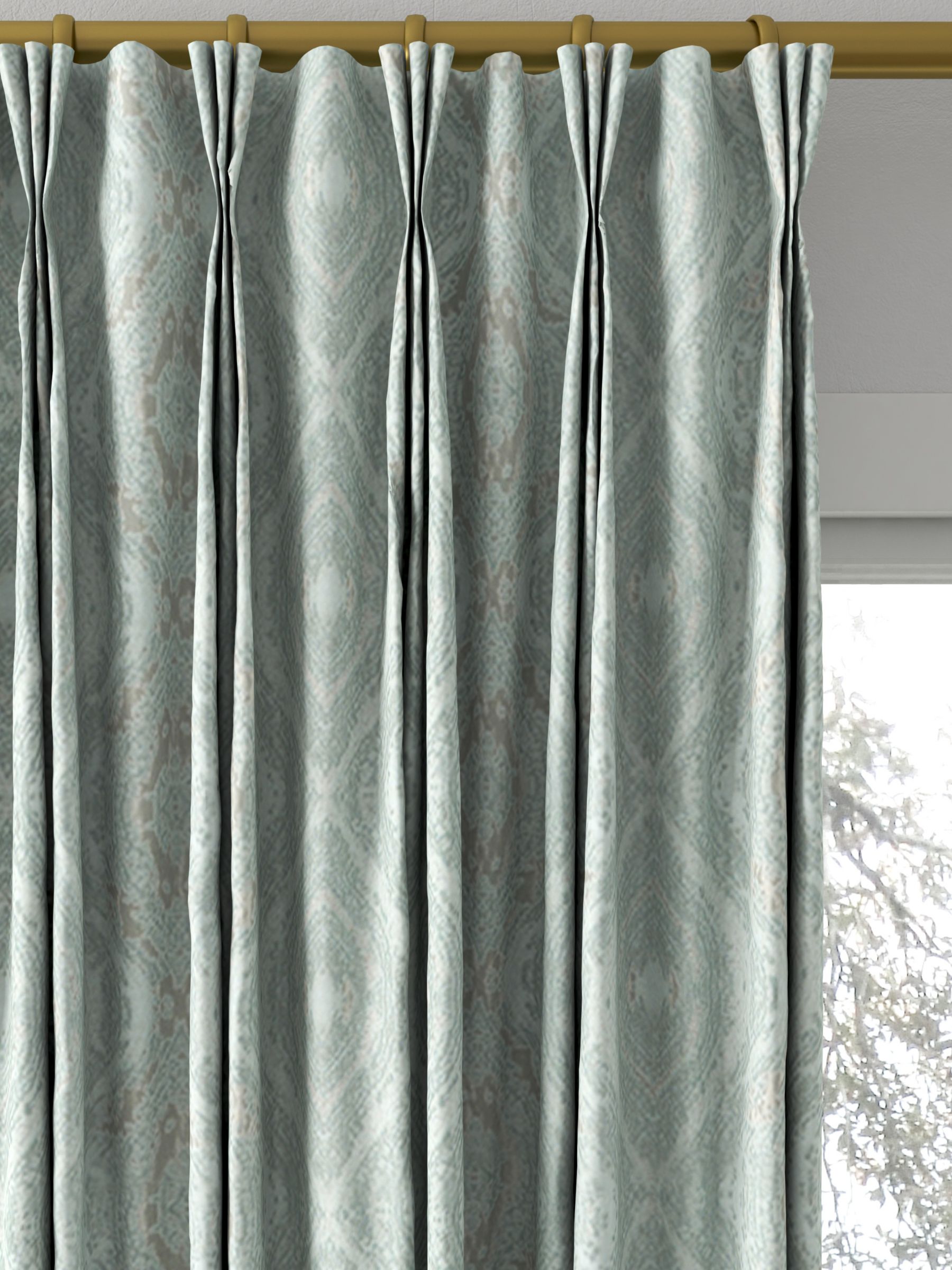 Prestigious Textiles Adonis Made to Measure Curtains, Glacier