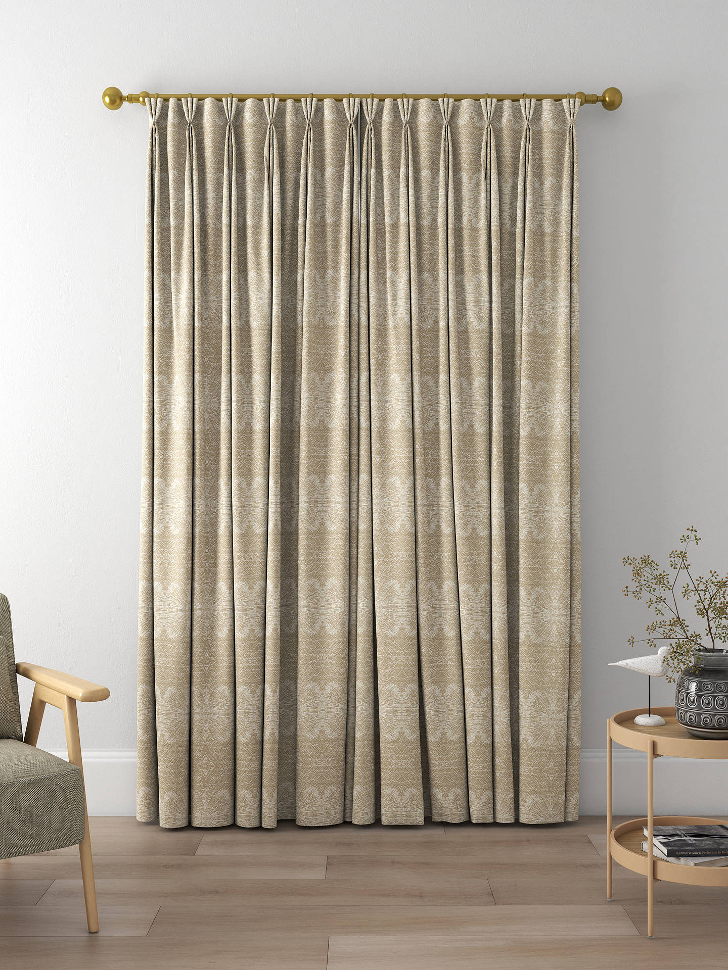 Prestigious Textiles Athena Made to Measure Curtains, Gilt