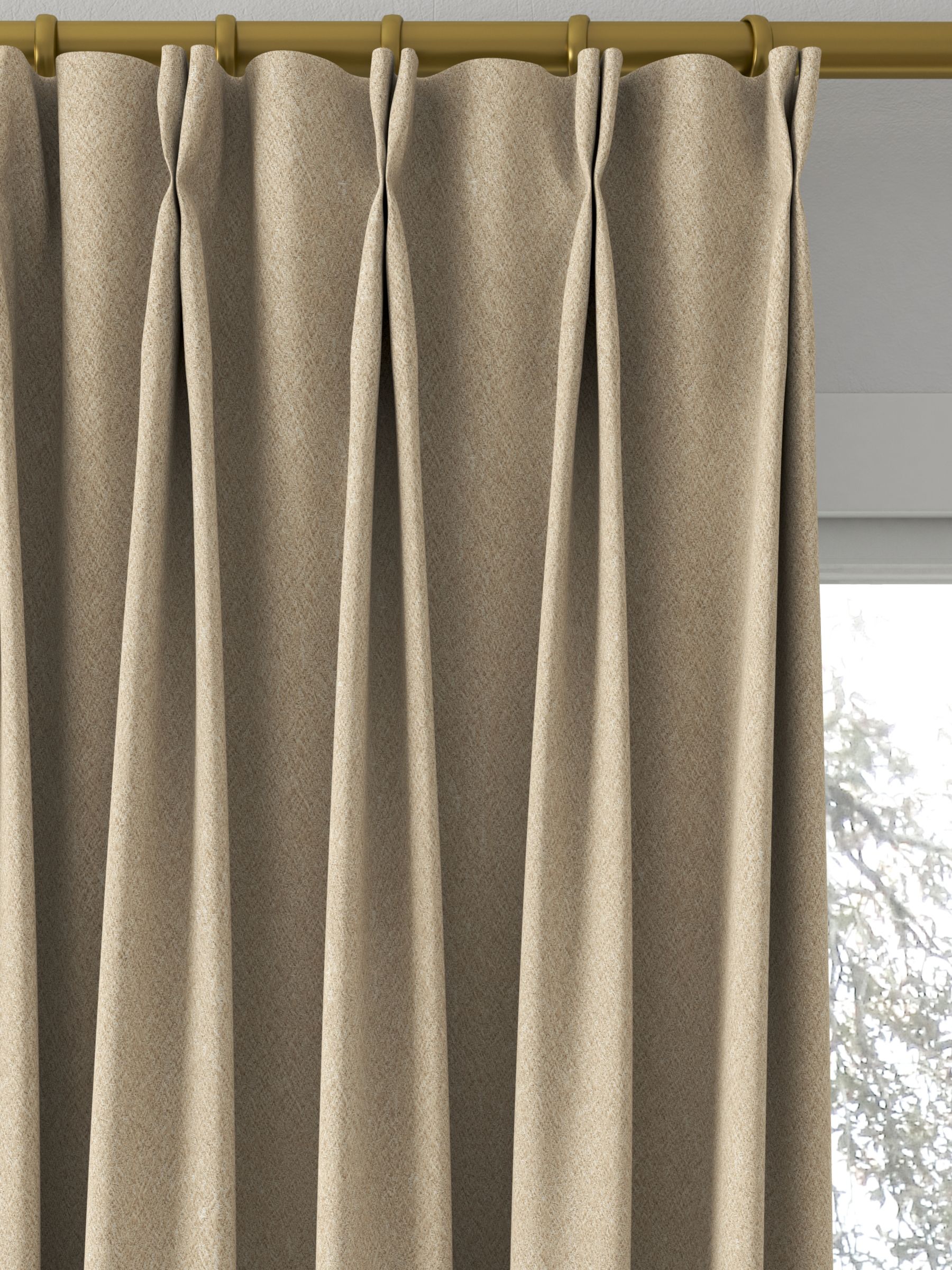 Prestigious Textiles Helios Made to Measure Curtains, Gilt