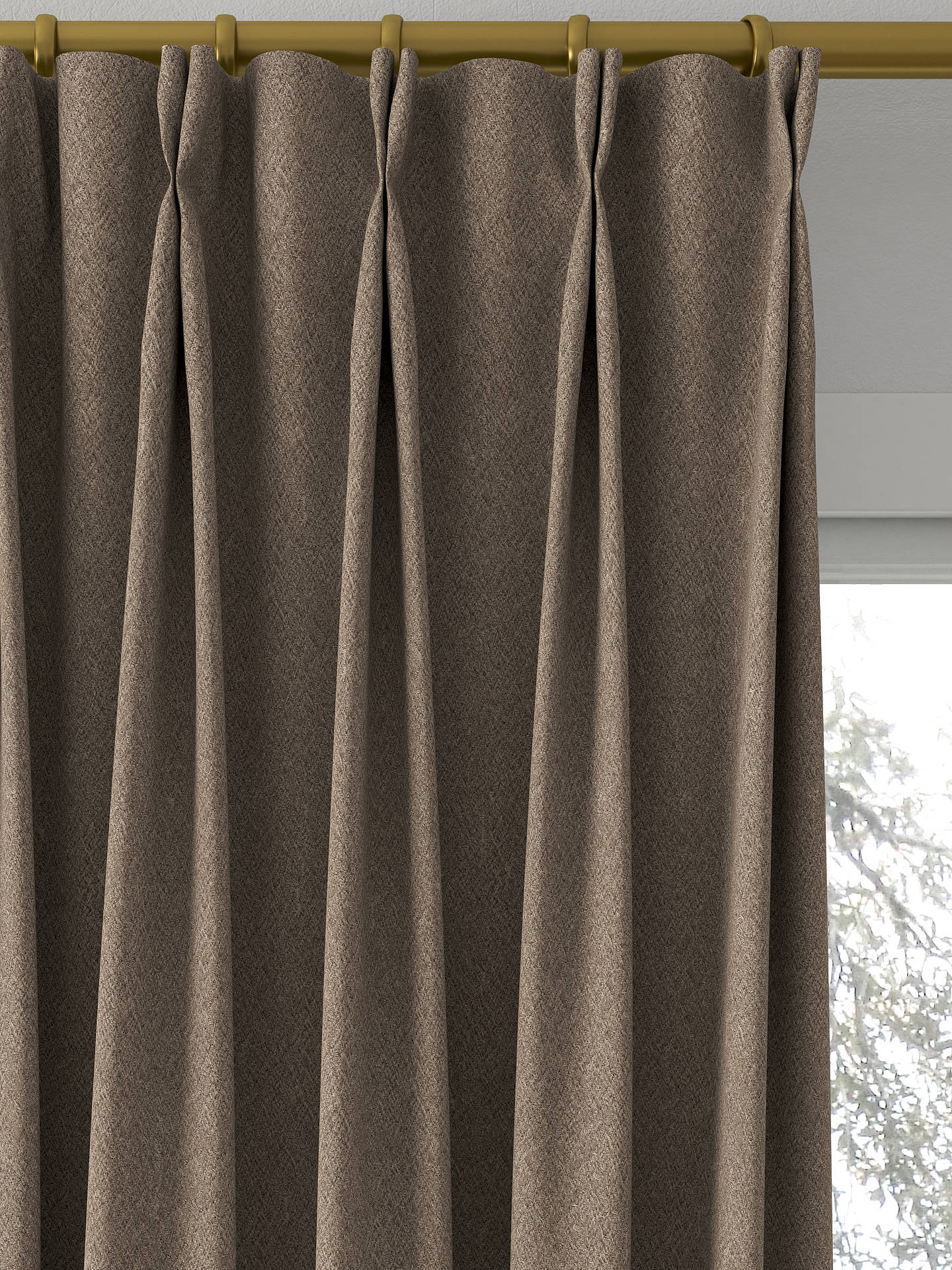 Prestigious Textiles Helios Made to Measure Curtains, Copper