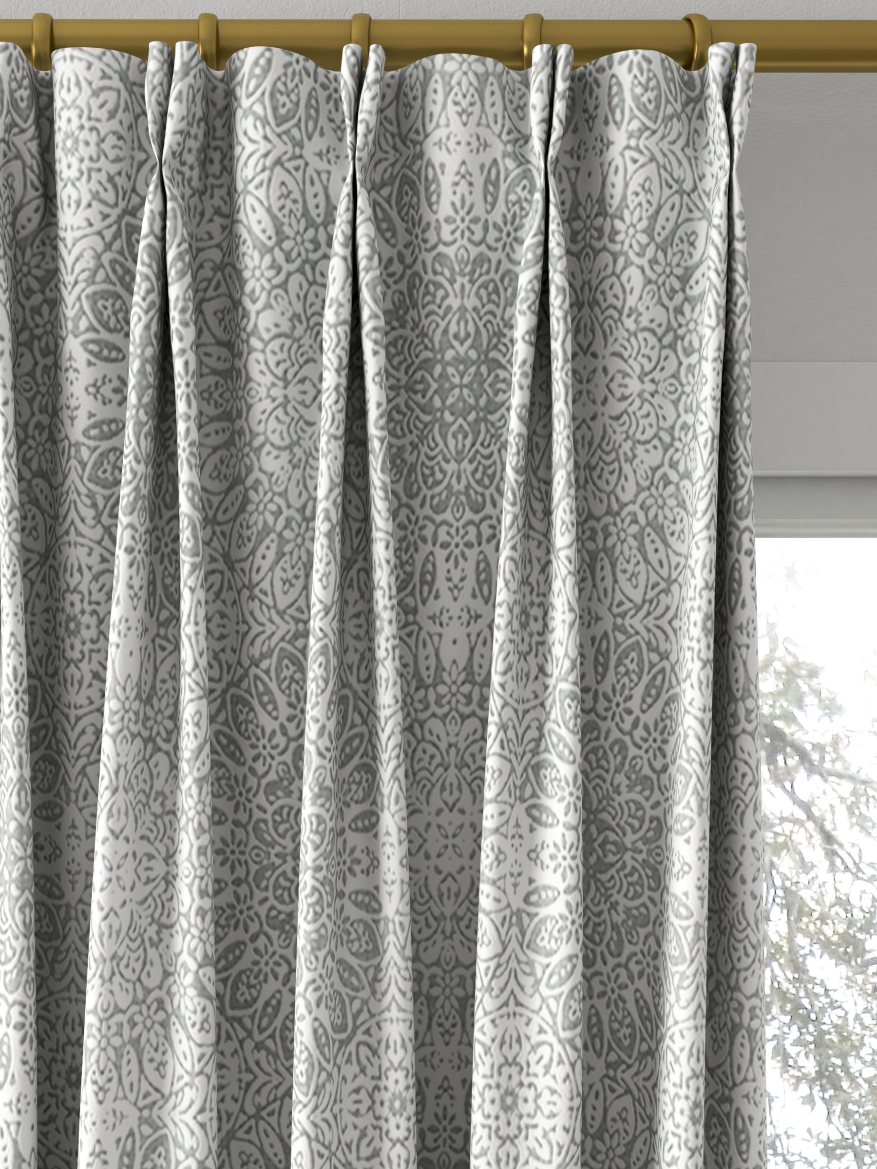 Prestigious Textiles Dreamcatcher Made to Measure Curtains, Chalk