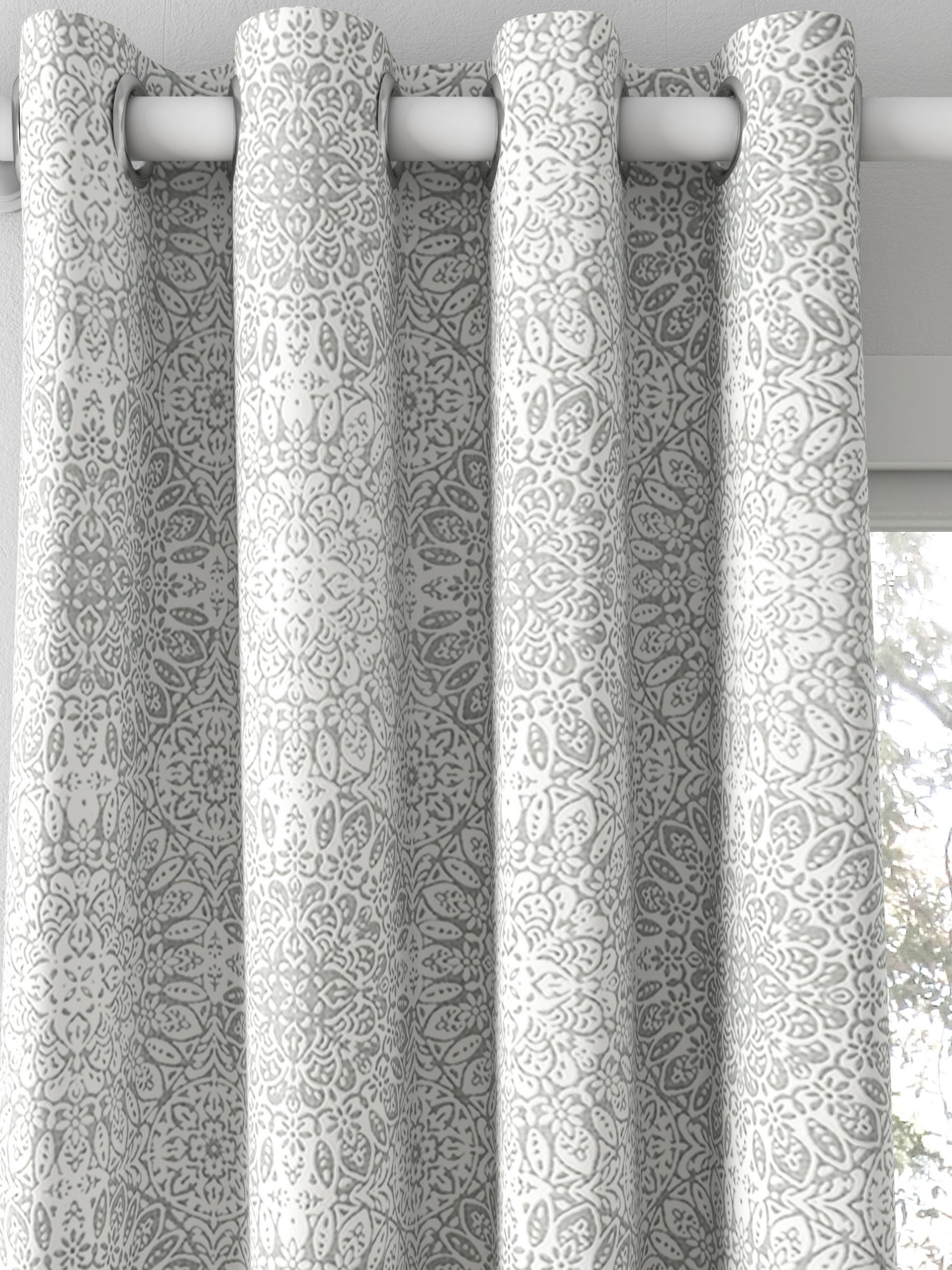 Prestigious Textiles Dreamcatcher Made to Measure Curtains, Chalk
