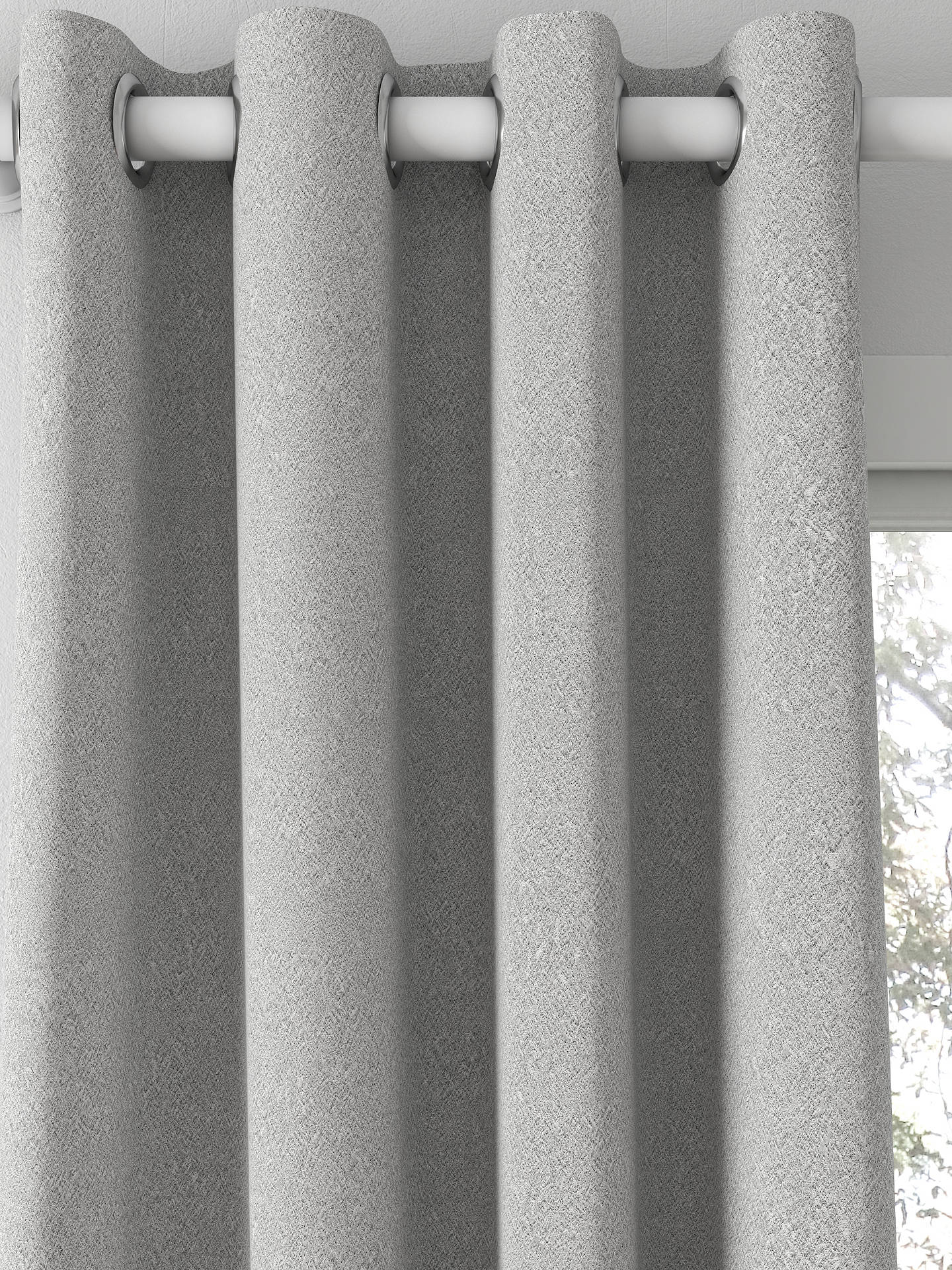 Prestigious Textiles Helios Made to Measure Curtains, Anthracite