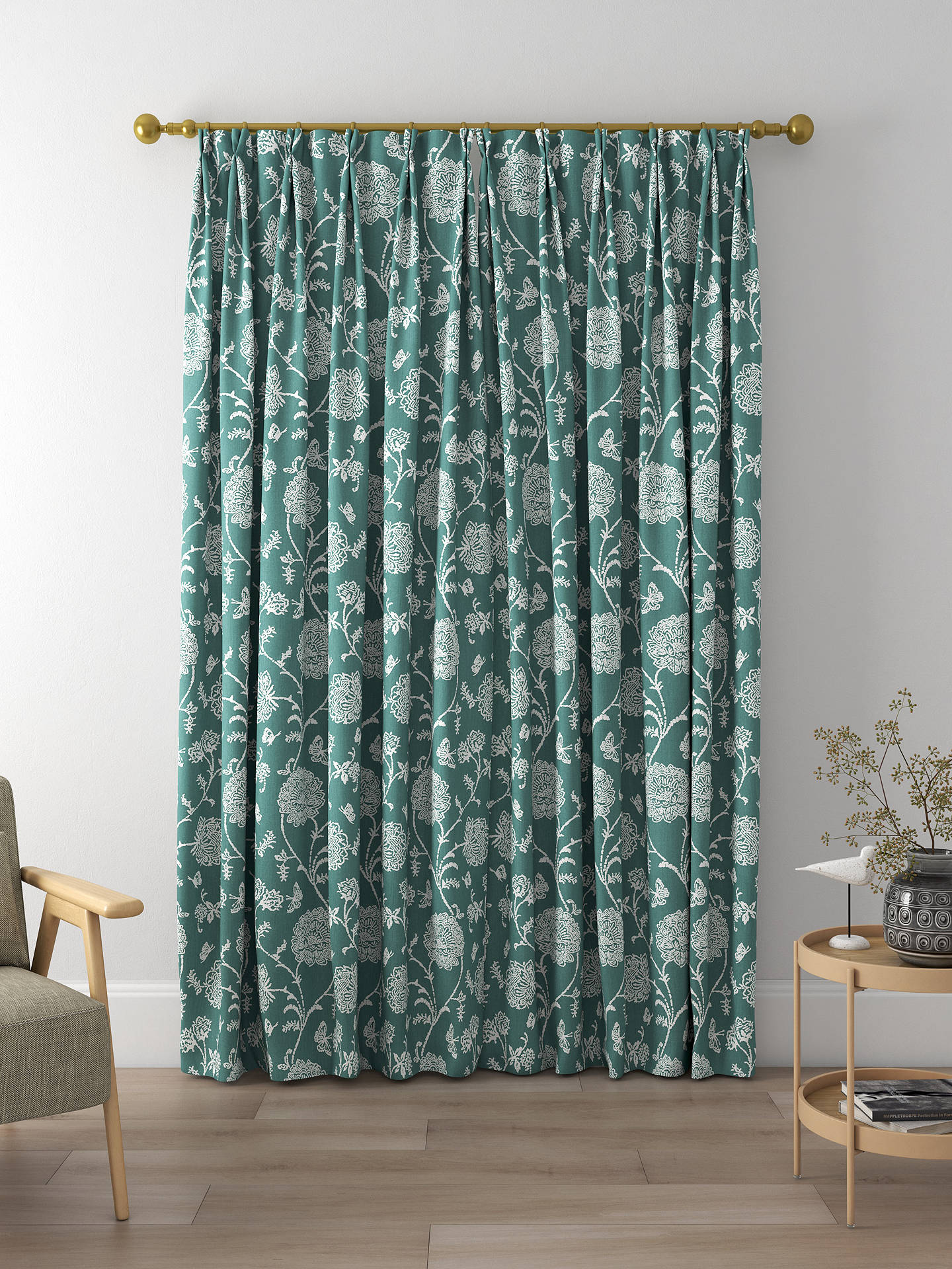 Prestigious Textiles Fielding Made to Measure Curtains, Aquamarine