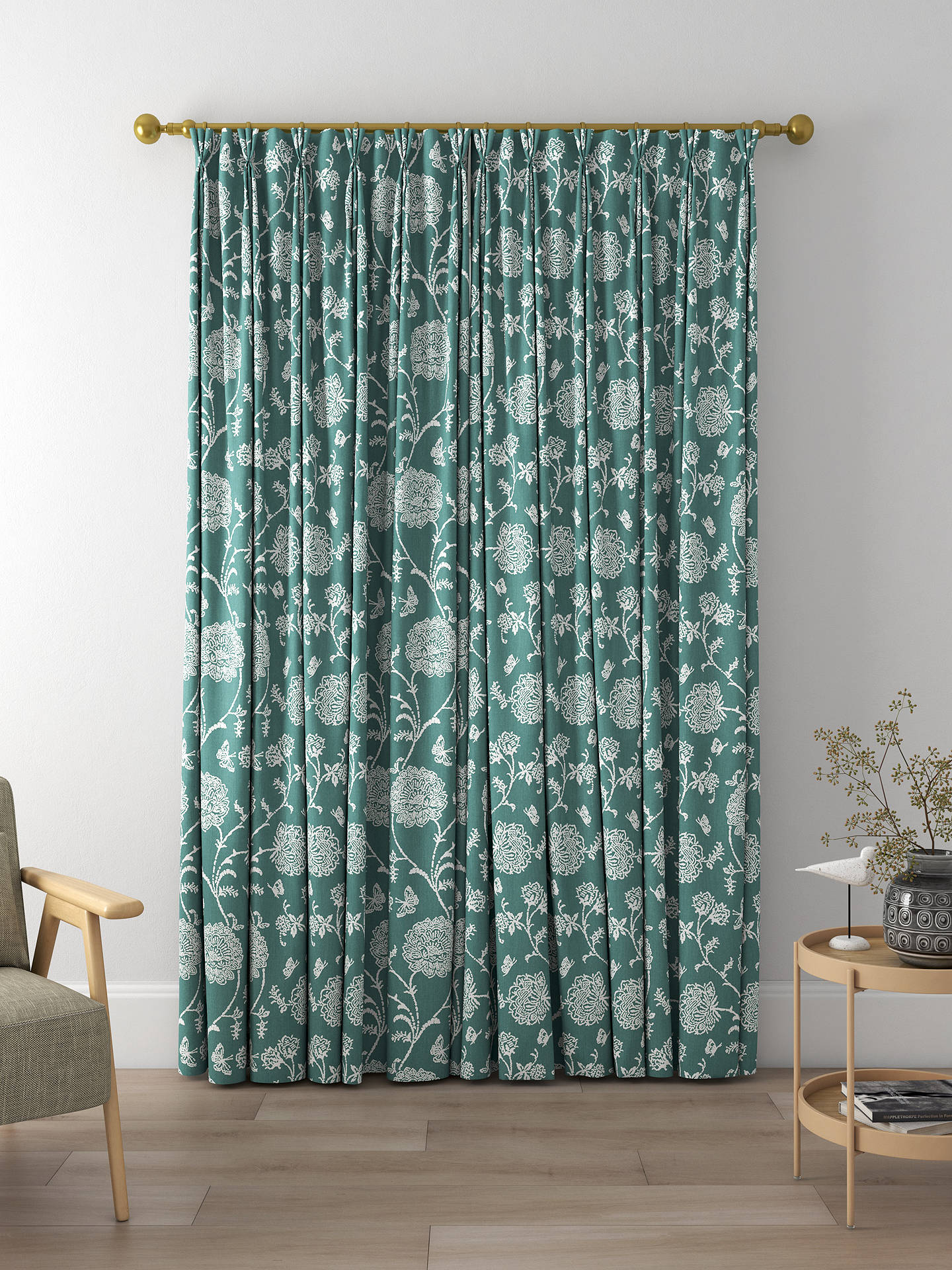 Prestigious Textiles Fielding Made to Measure Curtains, Aquamarine