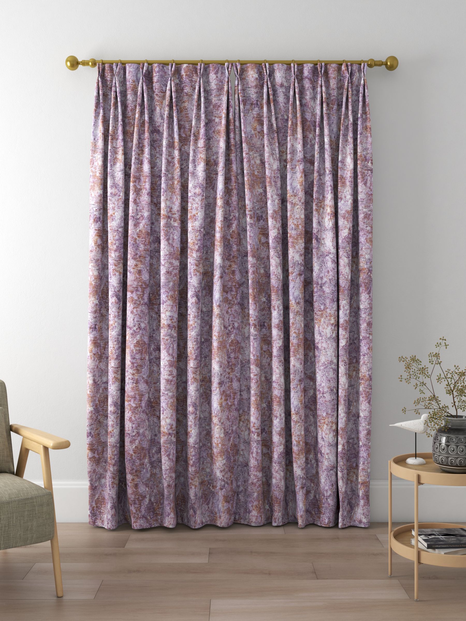 Prestigious Textiles Dynamic Made to Measure Curtains, Berry