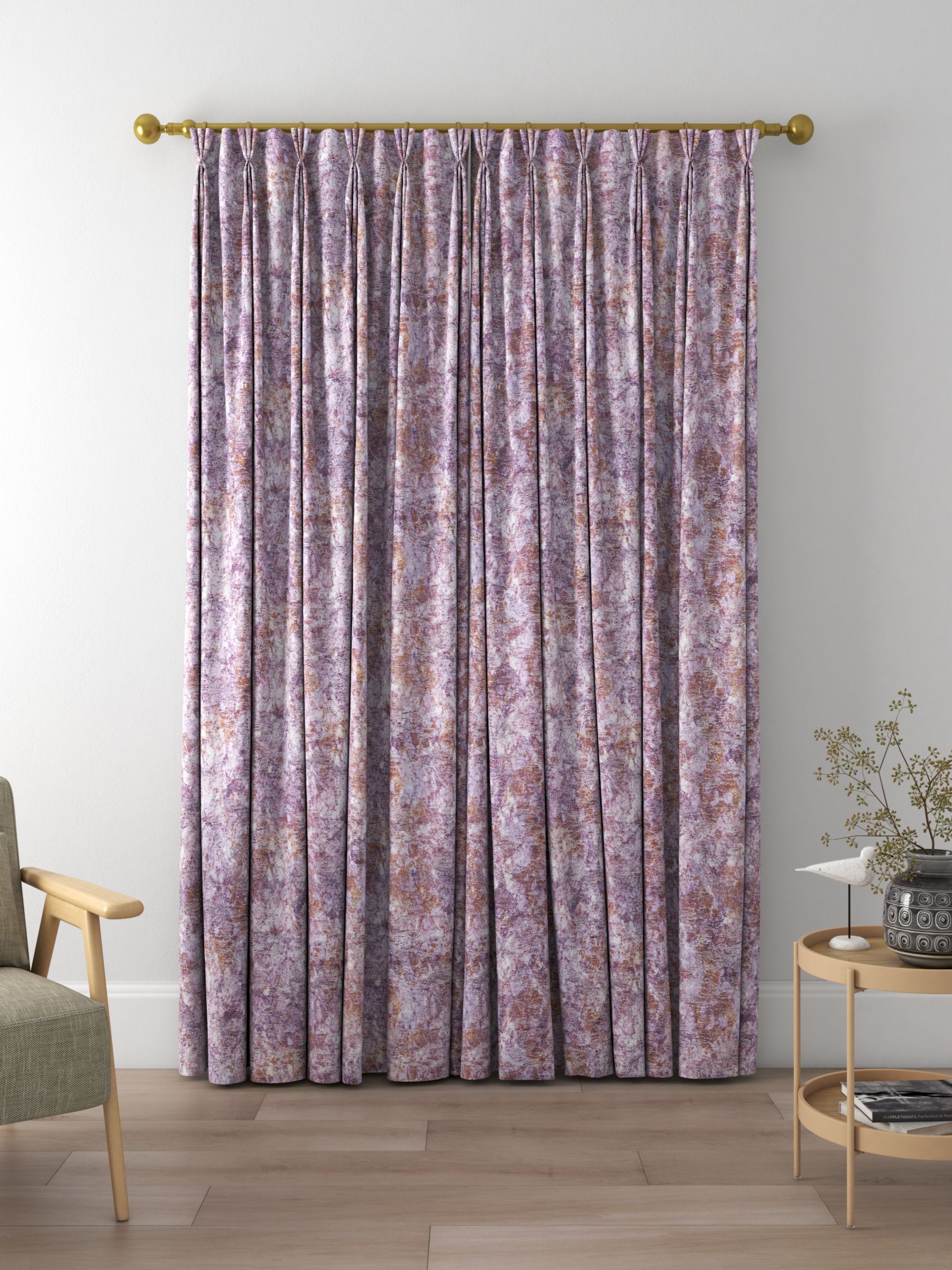 Prestigious Textiles Dynamic Made to Measure Curtains, Berry