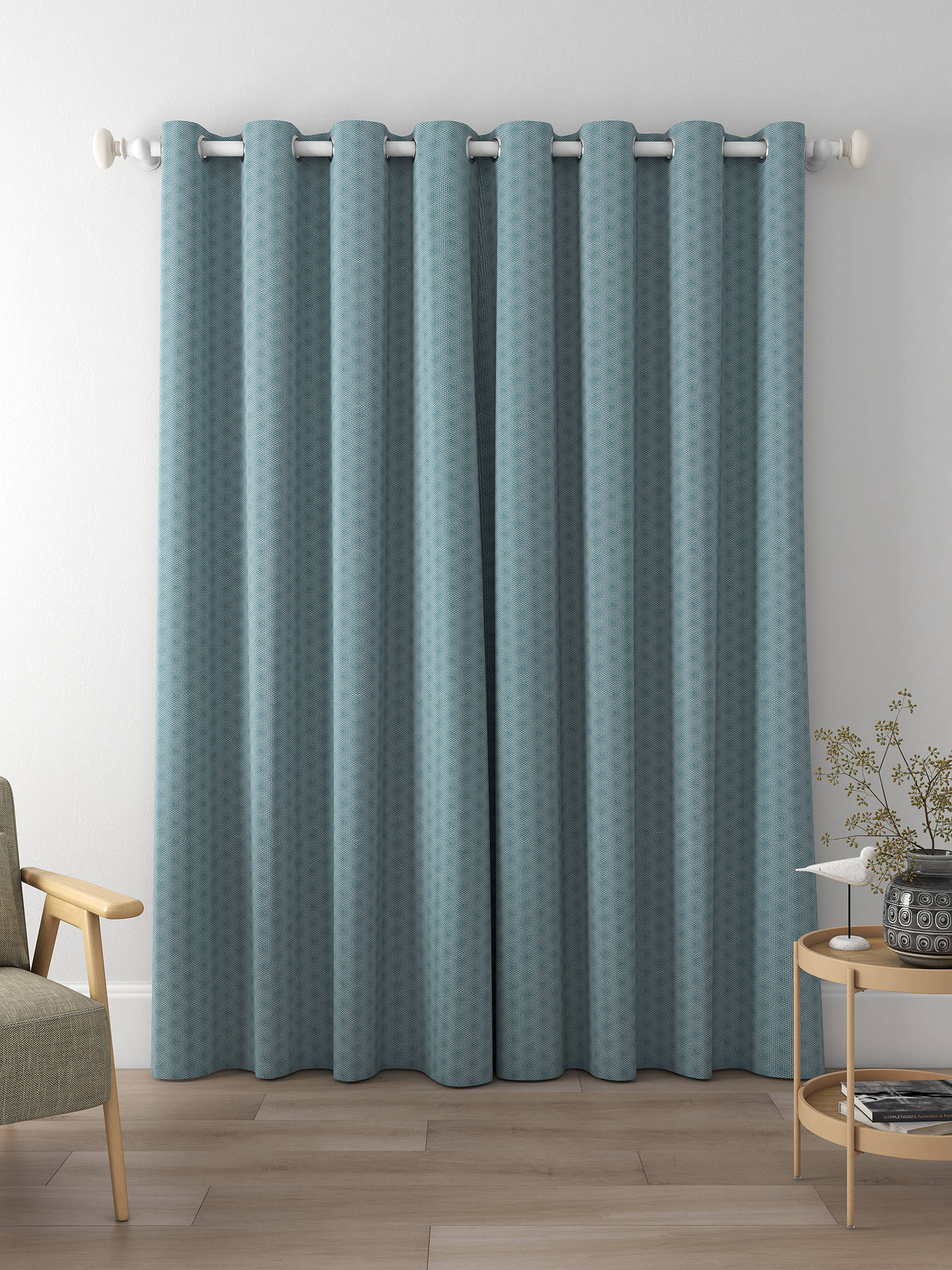 Prestigious Textiles Limitless Made to Measure Curtains, Aquamarine