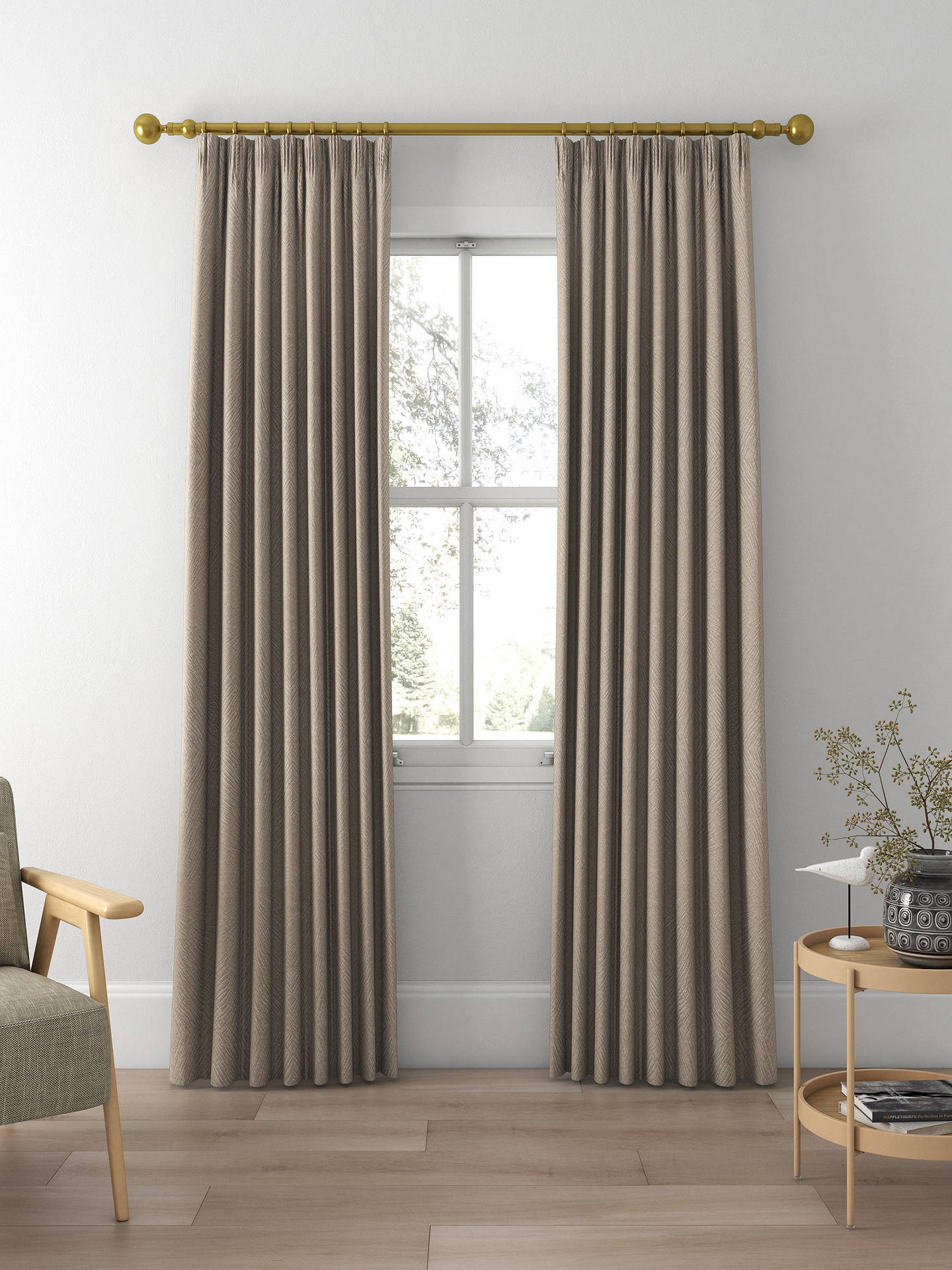 Prestigious Textiles Athena Made to Measure Curtains, Copper