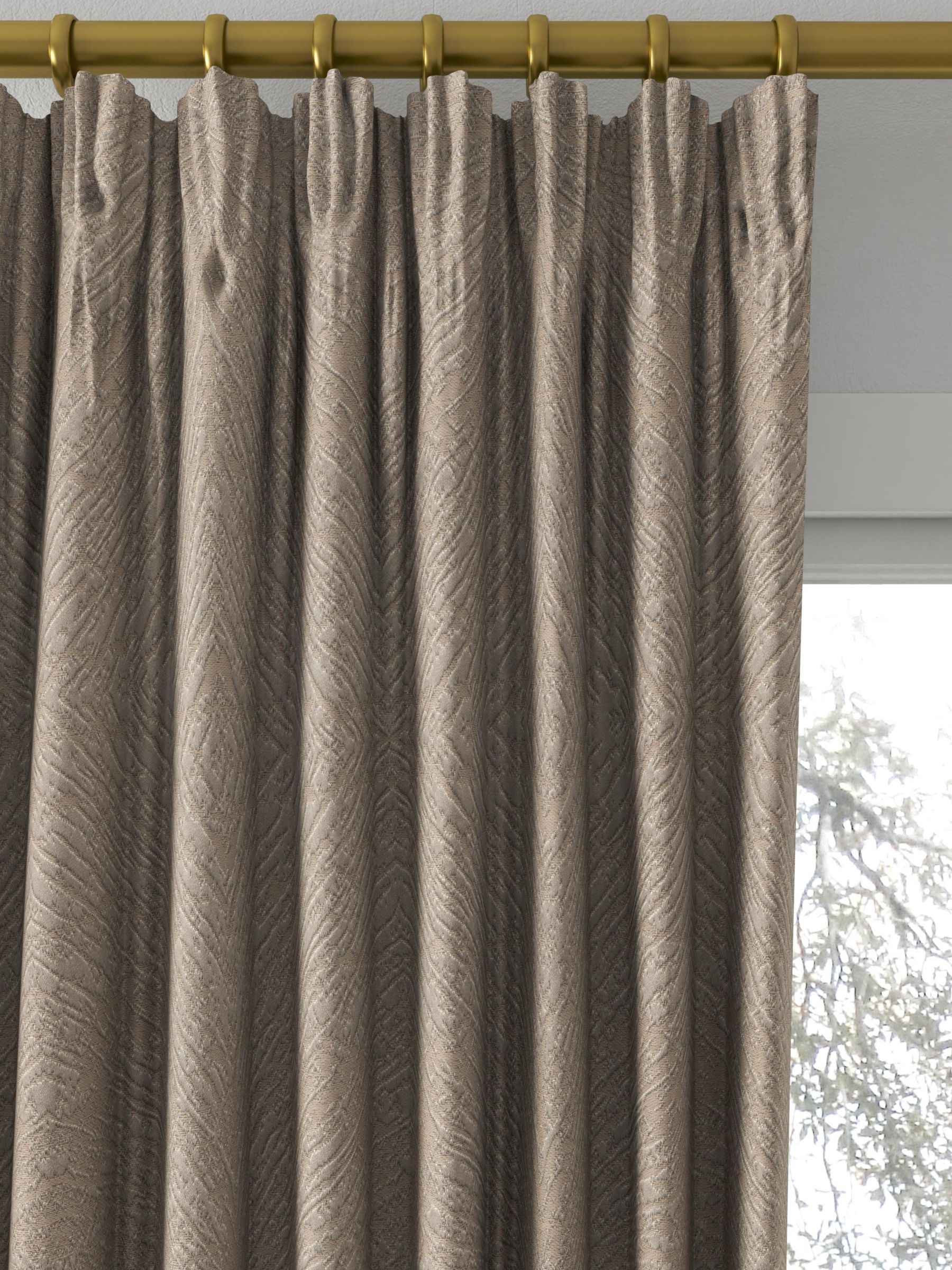 Prestigious Textiles Athena Made to Measure Curtains, Copper