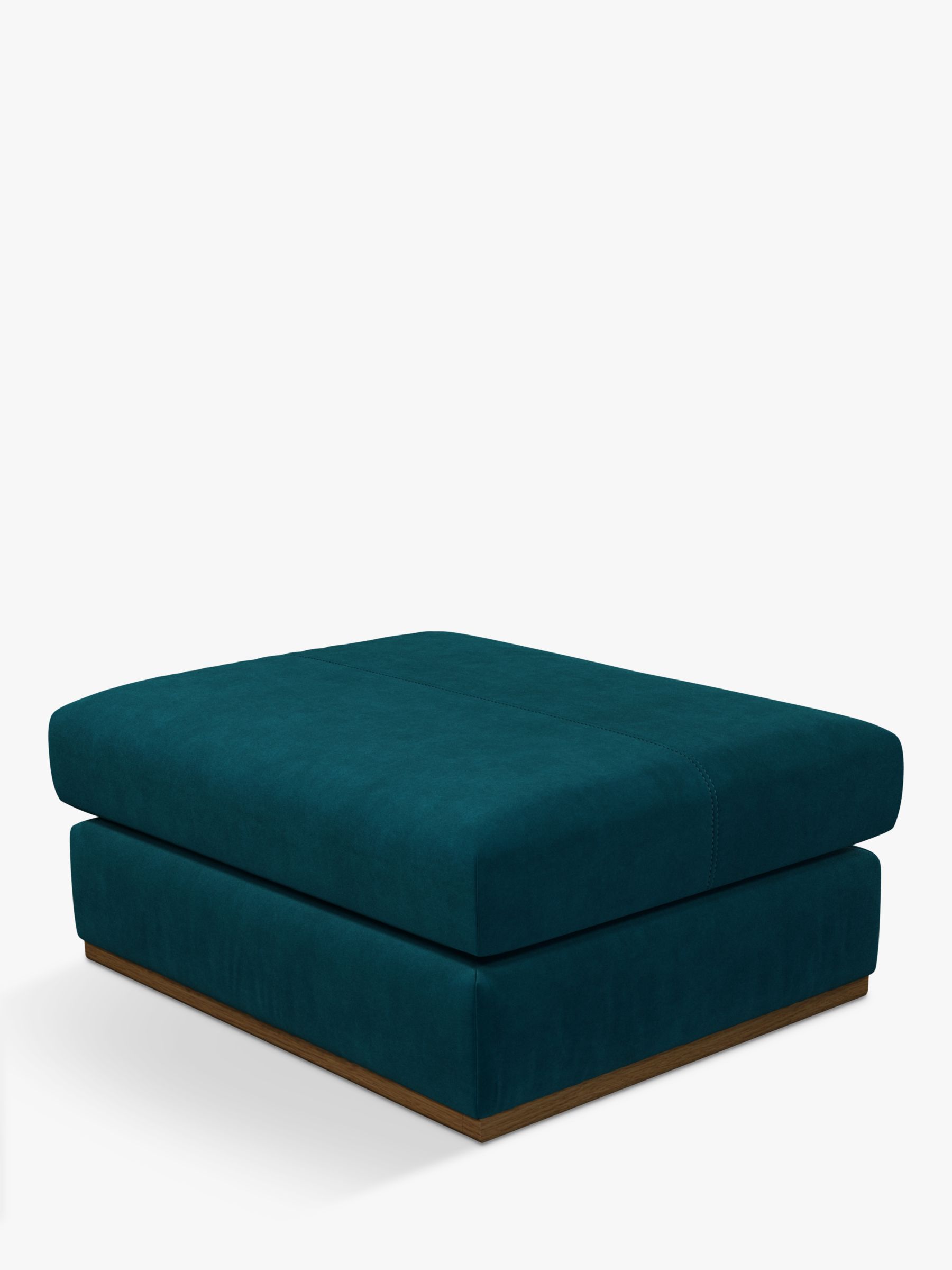 Rubik Range, John Lewis + Swoon Rubik Ottoman, Wildwood Green Velvet