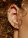 Astrid & Miyu Cubic Zirconia Huggie Hoop Earrings