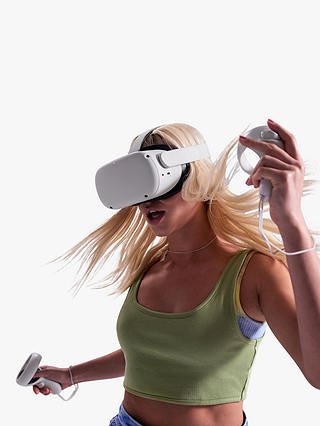 Meta Quest 2, All-In-One Virtual Reality Headset and Controllers, 128GB