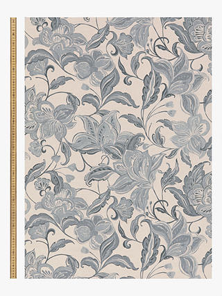 John Lewis & Partners Lydia Floral Furnishing Fabric, Slate