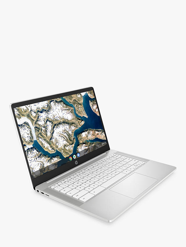 Buy HP Chromebook 14a-nd0001na Laptop, AMD 3015ce Processor, 4GB RAM, 64GB eMMC Storage, 14", Ceramic White Online at johnlewis.com
