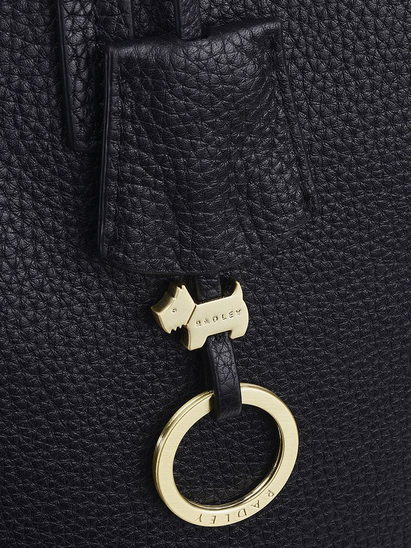 Radley Dukes Place Leather Medium Zip-Top Grab Bag, Dark Butter at John  Lewis & Partners