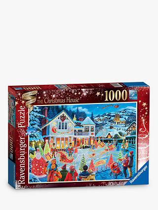 Ravensburger The Christmas House Jigsaw Puzzle, 1000 Pieces