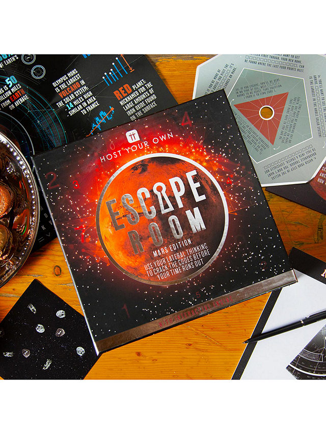 Talking Tables Escape Room Game, Mars Edition